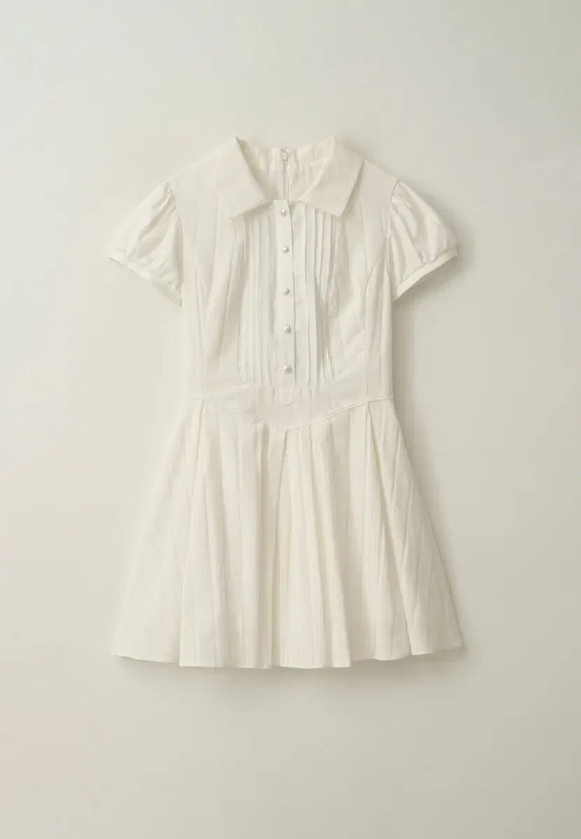 【韓国 The tis】LISIANTHIUS PINTUCK PLEATS DRESS_TT5S605IV 3rd] LISIANTHIUS PINTUCK PLEATS DRESS_TT5S605IV - 더티스